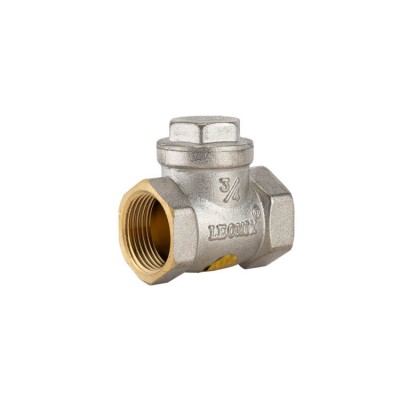 Brass swing hydraulic check valve