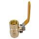 steel handle forged gas brass ball valve for gas Full Port Lead Free Brass Ball Valves CW617N